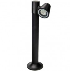 Φωτιστικό Κολωνάκι με ντουί GU10 60cm Polycarbonate Μαύρο IP54 Shasta